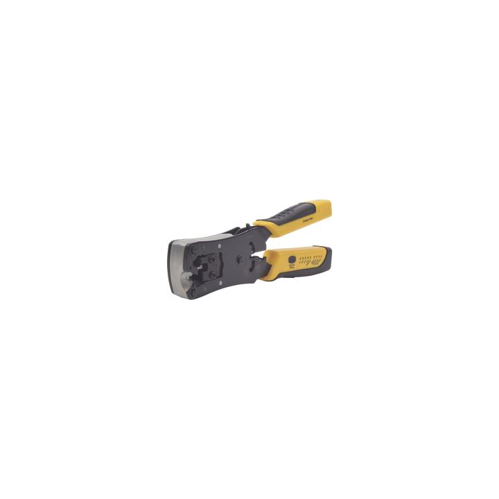 Pinza 3 en 1: Pelacables/ Terminado/ Probador para UTP. Enchufe Modular de Prueba para RJ45/RJ11/RJ22.