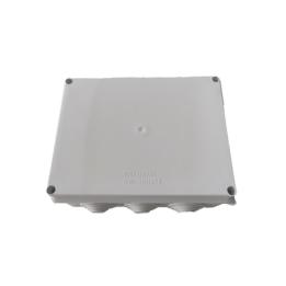 Caja de Conexiones Impermeable IP65, 10 Entradas, Dimensiones 200 x 155 x 80 mm, para Instalaciones Industriales,