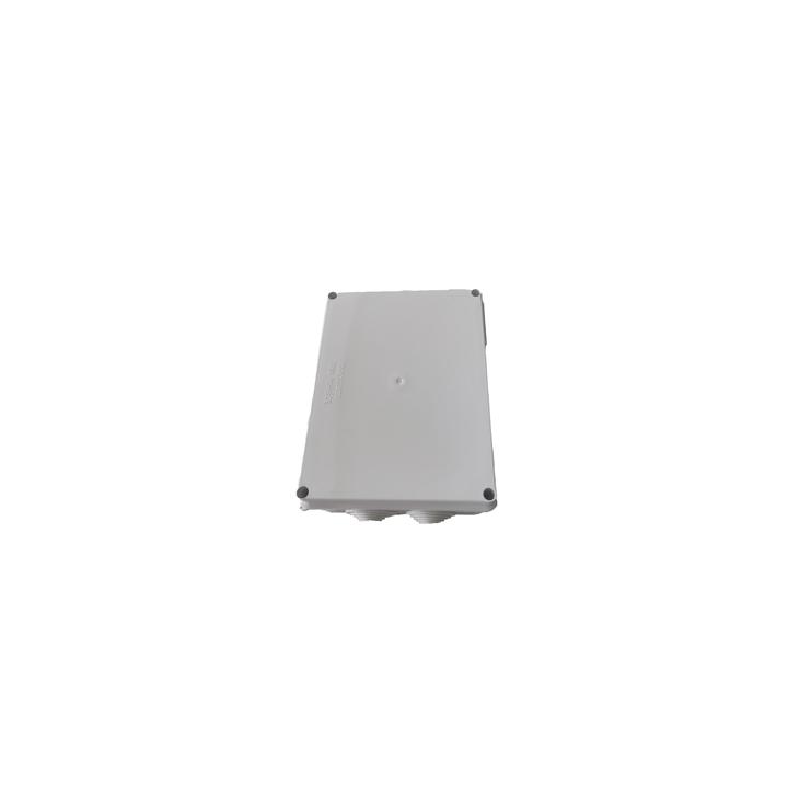 Caja de Conexiones Impermeable IP65, 10 Entradas, Dimensiones 200 x 155 x 80 mm, para Instalaciones Industriales,