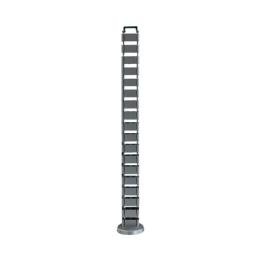 Organizador de Cables Vertical Articulado, Ideal para Llevar los Cables del Piso a Mesa o a la Cubierta del Escritorio