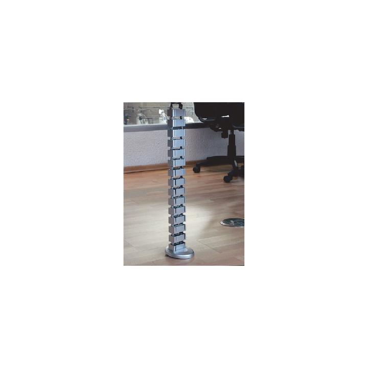 Organizador de Cables Vertical Articulado, Ideal para Llevar los Cables del Piso a Mesa o a la Cubierta del Escritorio