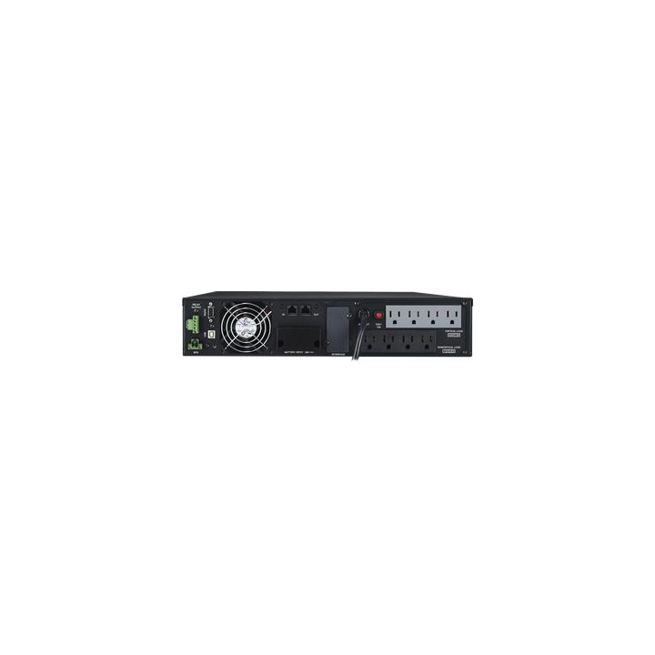 UPS de 1500 VA/1350 W, Online Doble Conversión, Entrada 120 Vca NEMA 5-15P, Onda Senoidal Pura, Rack o Torre de 2 UR,
