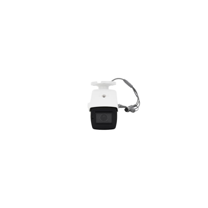 Bullet TURBOHD 4K (8Megapixeles) / Lente Mot. 2.7 a 13.5 mm / Potente IR EXIR de 80 mts / Exterior IP67 / 12 Vcc - 24