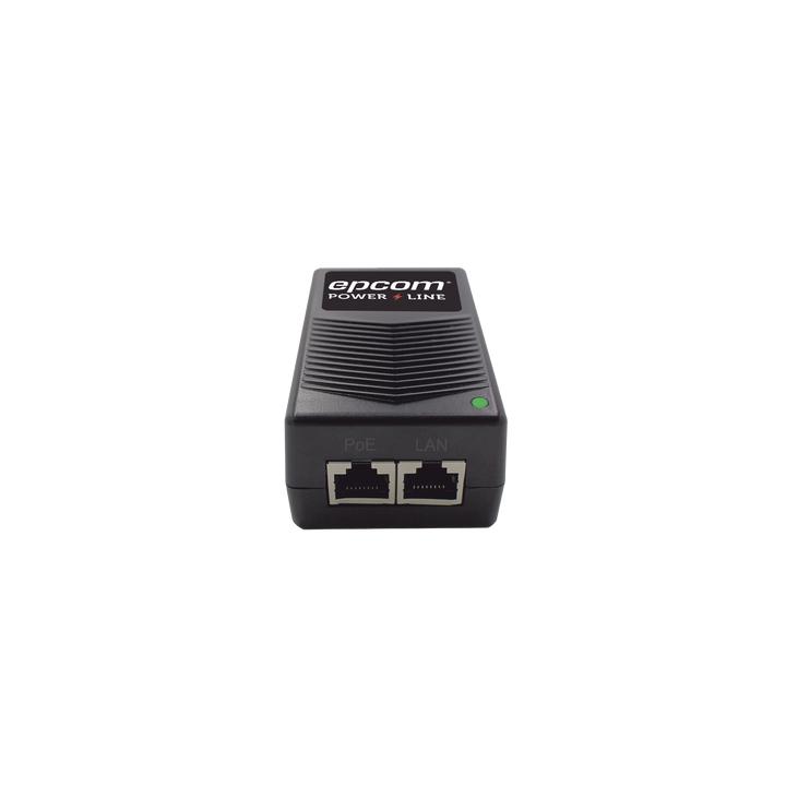 Adaptador de pared / Inyector PoE / 24 Vcc / 1 A / Controlado por chip IC / Protección contra OV, OC, SC, UV/  Fácil