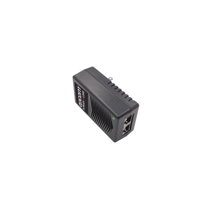 Adaptador de pared / Inyector PoE / 24 Vcc / 1 A / Controlado por chip IC / Protección contra OV, OC, SC, UV/  Fácil