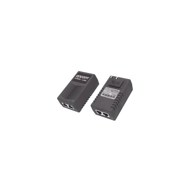 Adaptador de pared / Inyector PoE / 24 Vcc / 1 A / Controlado por chip IC / Protección contra OV, OC, SC, UV/  Fácil