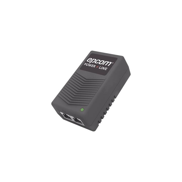 Adaptador de pared / Inyector PoE / 24 Vcc / 1 A / Controlado por chip IC / Protección contra OV, OC, SC, UV/  Fácil