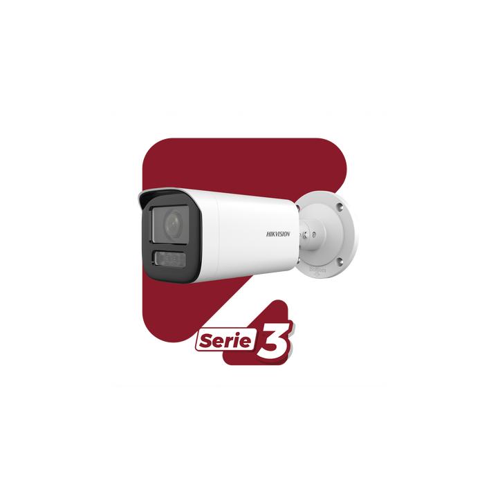 Bala IP 4 Megapíxel / Lente Motorizado 2.7 a 13.5 mm / Dual Light (50 mts IR + 50 mts Luz Blanca)   / Exterior IP67 /
