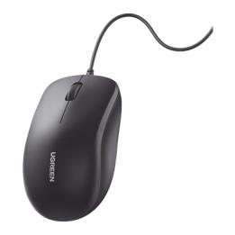 Mouse Óptico USB | Cable USB de 1.5 metros | 3 Botones | 1200DPI | Diseño Ergonómico | Silencioso | Color Negro |