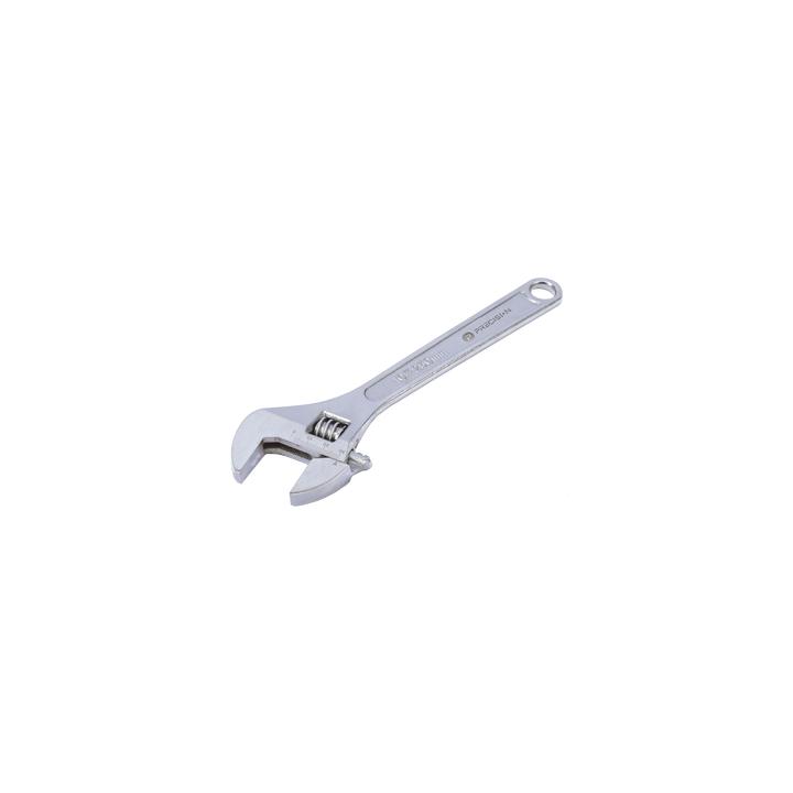Llave Ajustable (Perico) de 20.5 cm (10”). Apertura máxima de Mordaza de 30 mm.