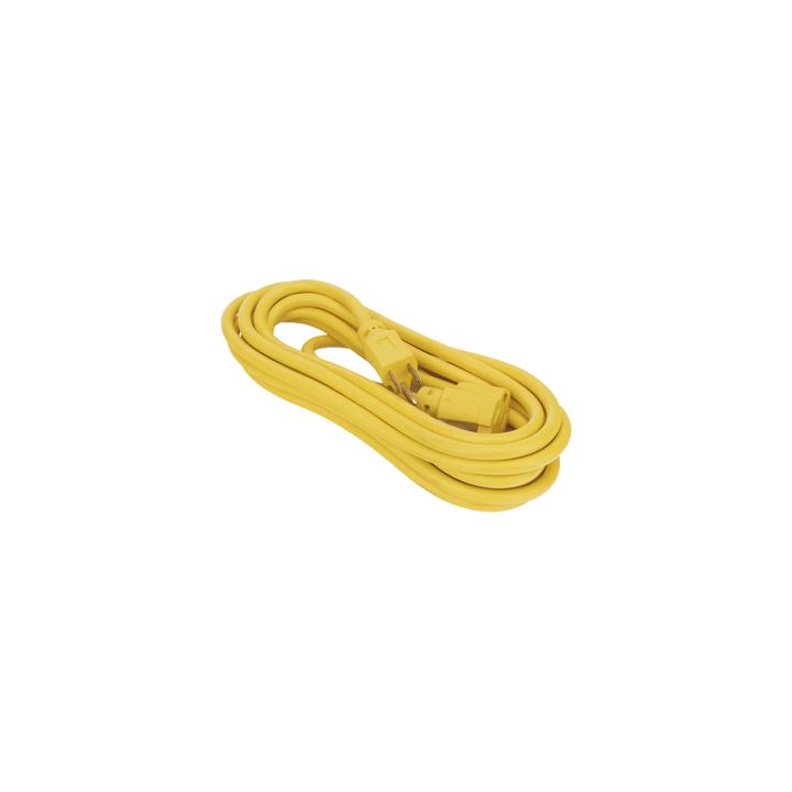 Extensión Eléctrica de Uso Rudo Aterrizada 5 metros /127 V CA 10 A Máximo / Color Amarillo.