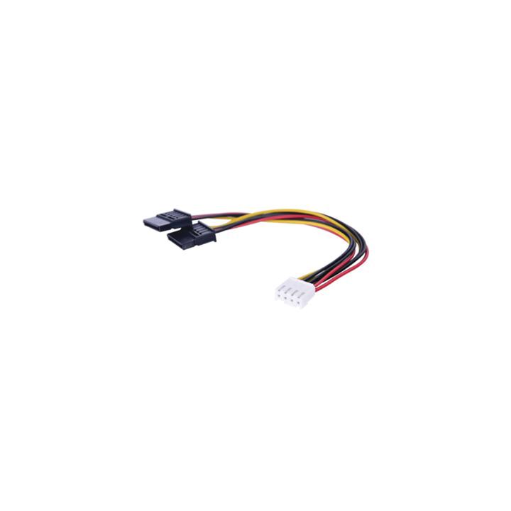 Cable Doble de Corriente SATA / Compatible con DVR´s epcom y HIKVISION / 15 cm de Longitud