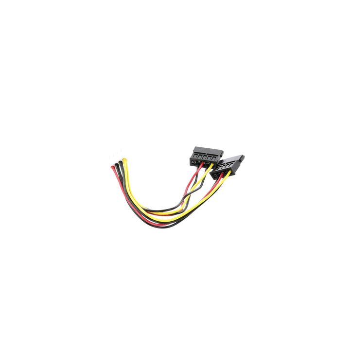 Cable Doble de Corriente SATA / Compatible con DVR´s epcom y HIKVISION / 15 cm de Longitud