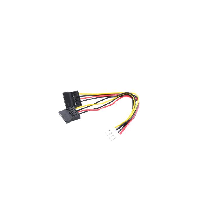 Cable Doble de Corriente SATA / Compatible con DVR´s epcom y HIKVISION / 15 cm de Longitud