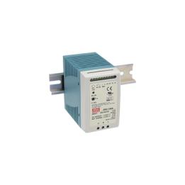 Fuente de poder Riel Din 12V, 100W con Cargador de Batería