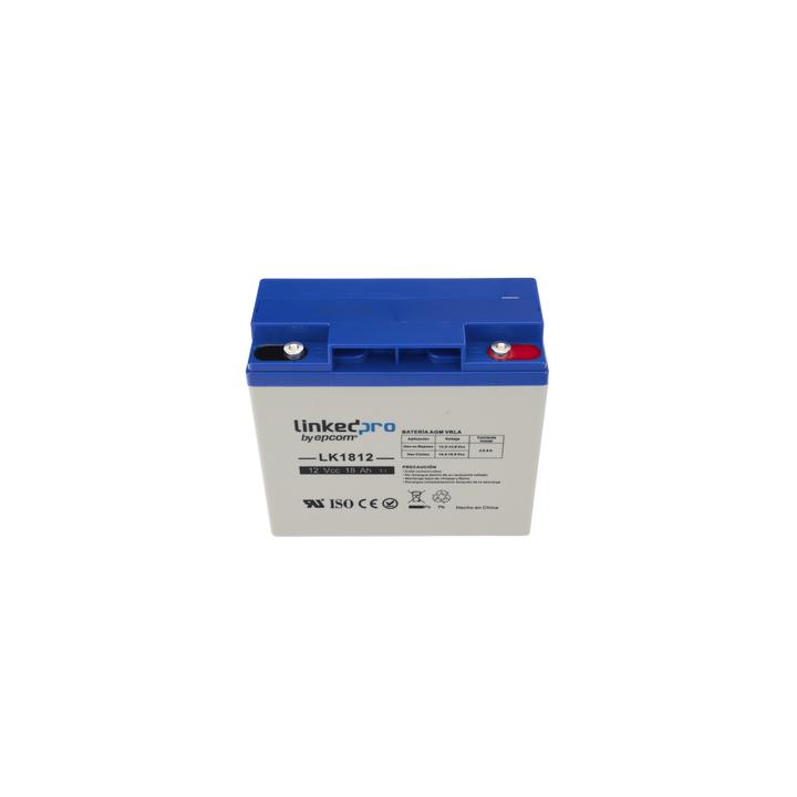 Batería 12 V / 18 Ah / UL / Tecnología AGM / Vida útil promedio de 5 años / Para uso en equipo electrónico,