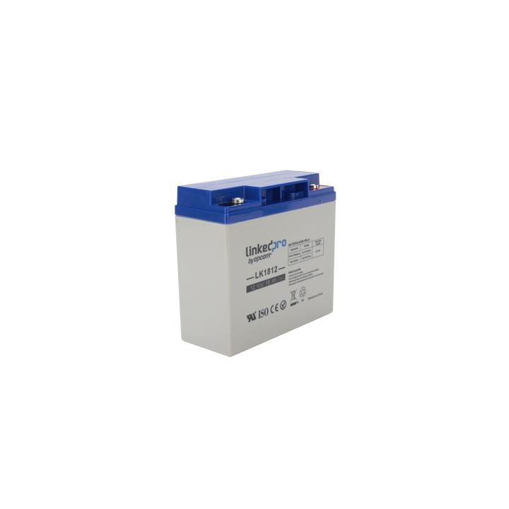Batería 12 V / 18 Ah / UL / Tecnología AGM / Vida útil promedio de 5 años / Para uso en equipo electrónico,