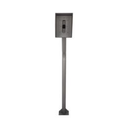 Poste y Cubierta industrial para montaje de Porteros IP Fanvil y Grandstream, altura de 1.2 metros, pintura
