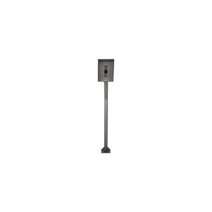 Poste y Cubierta industrial para montaje de Porteros IP Fanvil y Grandstream, altura de 1.2 metros, pintura
