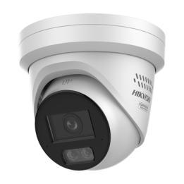 [Dual Light + ColorVu 3.0 + HikAI] Turret IP 8 Megapixel / Lente 2.8 mm / 30 mts IR + Luz Blanca / 2 Microfonos