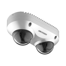 PanoVu Series / Lente Dual de 4 Megapixel / 2 Lentes Fijos de 2.8 mm / Recomendado para Pasillos o Esquinas / IP67 /