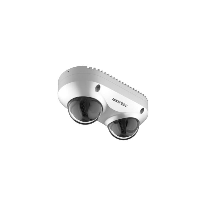PanoVu Series / Lente Dual de 4 Megapixel / 2 Lentes Fijos de 2.8 mm / Recomendado para Pasillos o Esquinas / IP67 /