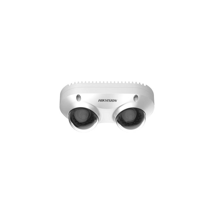 PanoVu Series / Lente Dual de 4 Megapixel / 2 Lentes Fijos de 2.8 mm / Recomendado para Pasillos o Esquinas / IP67 /