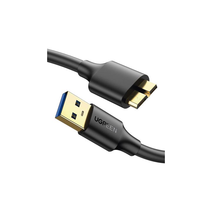 Cable Adaptador USB-A 3.0 a Micro USB 3.0 / 0.5 Metros / Carga y Sincronización de Datos / Velocidad de hasta 5 Gbps /