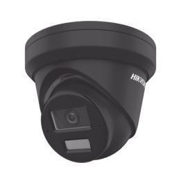 [Dual Light + 2 Micrófonos de Doble Matriz] Turret IP 4 Megapixel / Color Negro / Lente 2.8 mm / 30 mts Luz Blanca +