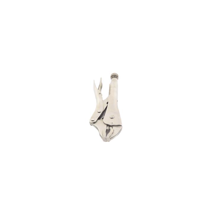 Pinza Perra Ajustable de Presión de 10”. Quijada Curva con Corta Alambre. Acero CR-V