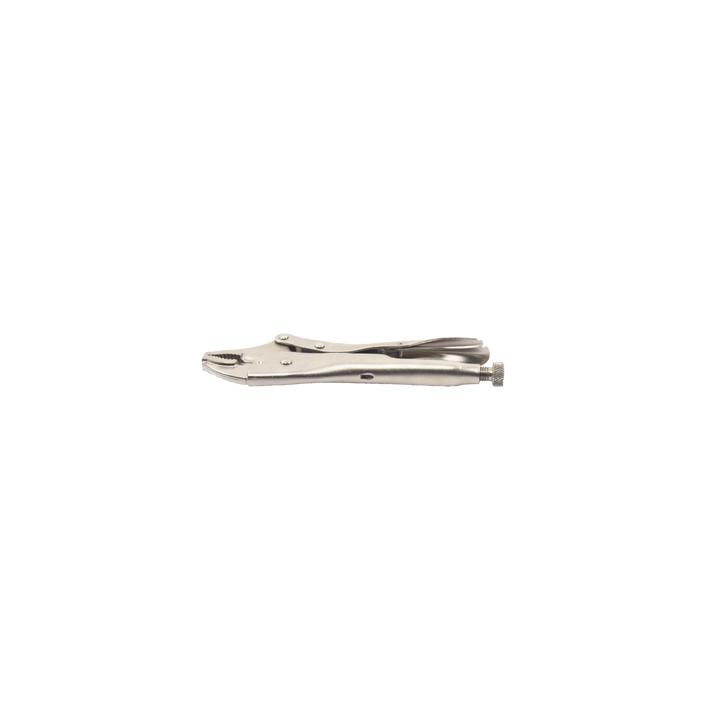 Pinza Perra Ajustable de Presión de 10”. Quijada Curva con Corta Alambre. Acero CR-V
