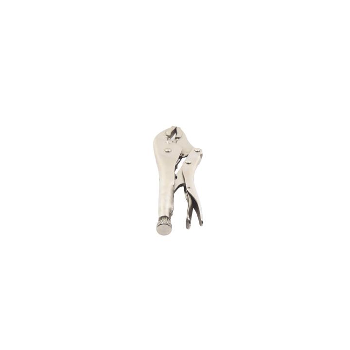 Pinza Perra Ajustable de Presión de 10”. Quijada Curva con Corta Alambre. Acero CR-V