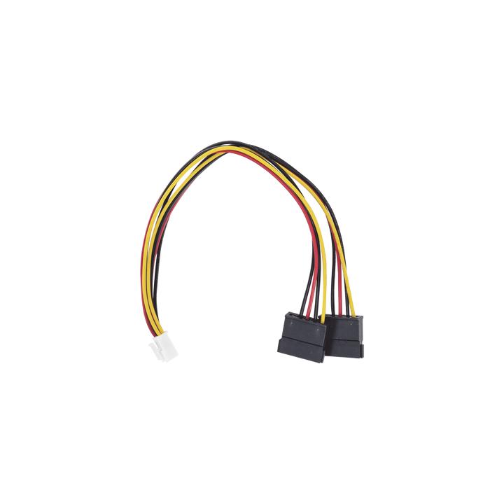 Cable Doble de Corriente SATA / Compatible con DVR's epcom / HIKVISION / 25 cms de Longitud
