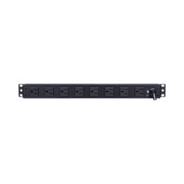 PDU Básico Para Distribución de Energía, Con 8 Tomas NEMA 5-15R Traseras, 1UR, 15 Amp, 120 Vca
