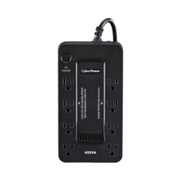 UPS de 425 VA/255 W, Topología Standby, Entrada 120 Vca NEMA 5-15P, Tipo Gabinete Compacto, Con 8 Tomas NEMA 5-15R
