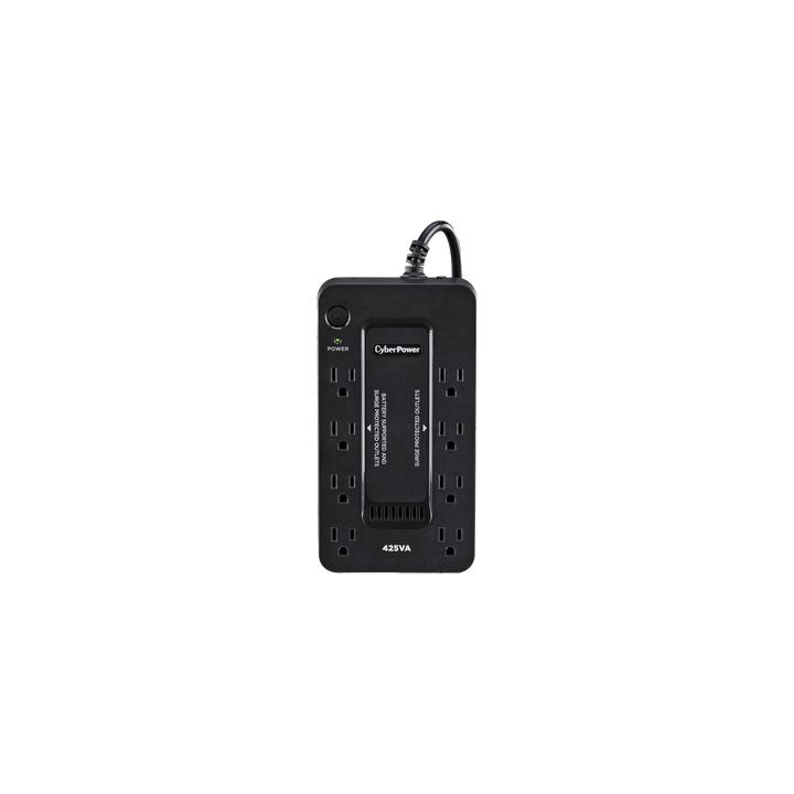 UPS de 425 VA/255 W, Topología Standby, Entrada 120 Vca NEMA 5-15P, Tipo Gabinete Compacto, Con 8 Tomas NEMA 5-15R