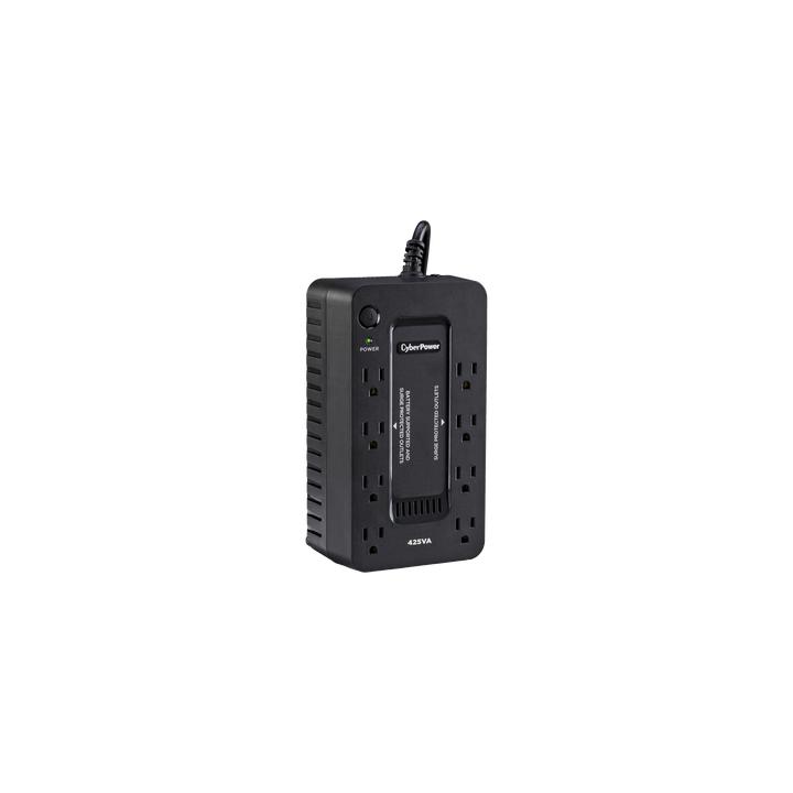 UPS de 425 VA/255 W, Topología Standby, Entrada 120 Vca NEMA 5-15P, Tipo Gabinete Compacto, Con 8 Tomas NEMA 5-15R