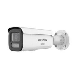 [Dual Light + ColorVu 3.0 + HikAI] Bala IP 6 Megapixel / Lente Mot. 2.8 a 12 mm / 60 mts IR + Luz Blanca / Exterior