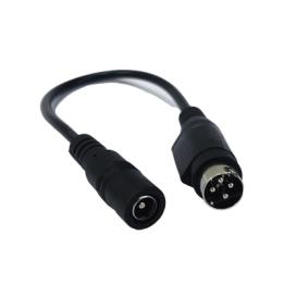Adaptador Universal DC Hembra a Minidin 4 Pines Macho / Recomendado para DVR´s epcom / HIKVISION