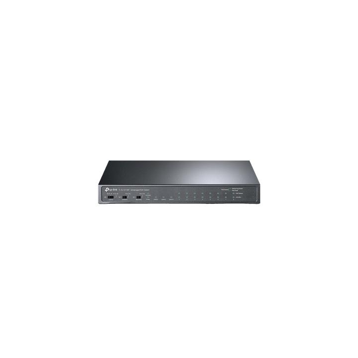 Switch PoE+ No Administrable De Escritorio 11 Puertos / 8 puertos 10/100 Mbps PoE af/at Inteligiente / Presupuesto 124