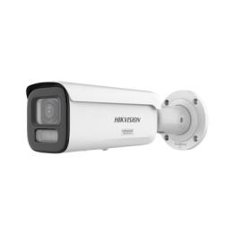 [Dual Light + ColorVu 3.0 + HikAI] Bala IP 8 Megapixel / Lente Mot. 2.8 a 12 mm / 60 mts IR + Luz Blanca / Exterior