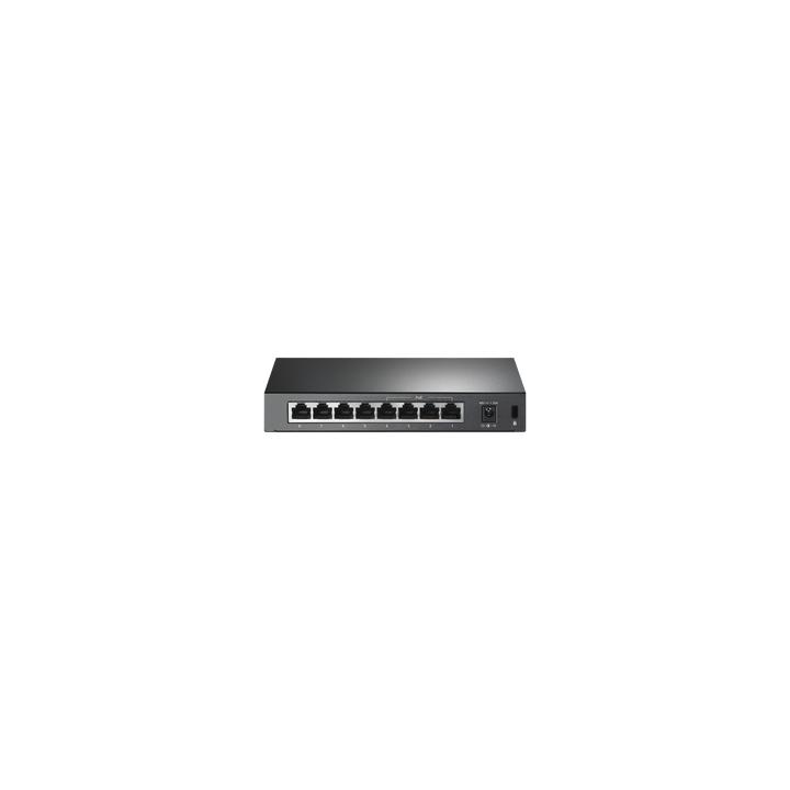 Switch PoE+ No Administrable / De Escritorio 8 puertos 10/100 Mbps / 4 puertos PoE af/at Inteligente / Presupuesto 66 W