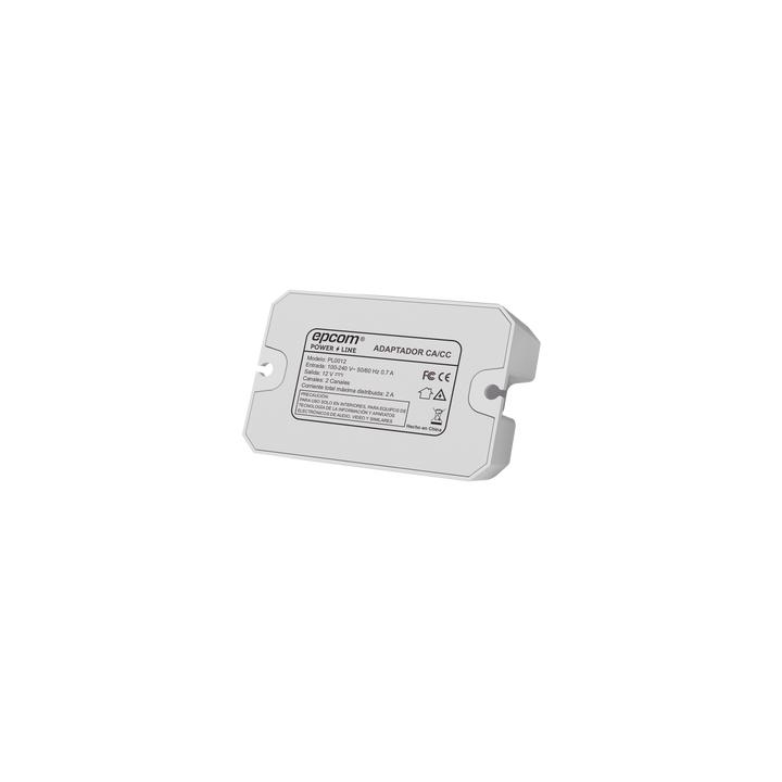 Fuente de alimentación /  12 Vcc / 2 Amperes / Terminales de entrada para Vca en 2 pines / 2 salidas para Vcc en 2