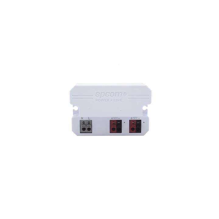 Fuente de alimentación /  12 Vcc / 2 Amperes / Terminales de entrada para Vca en 2 pines / 2 salidas para Vcc en 2