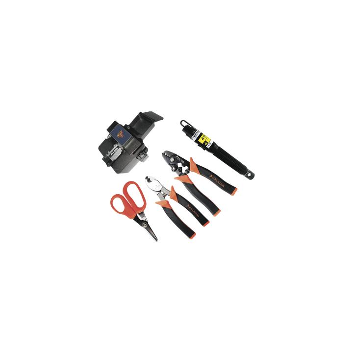 Kit de Herramientas para Terminación de Conectores de Fibra Óptica Prepulidos con Cleaver de 2 Pasos