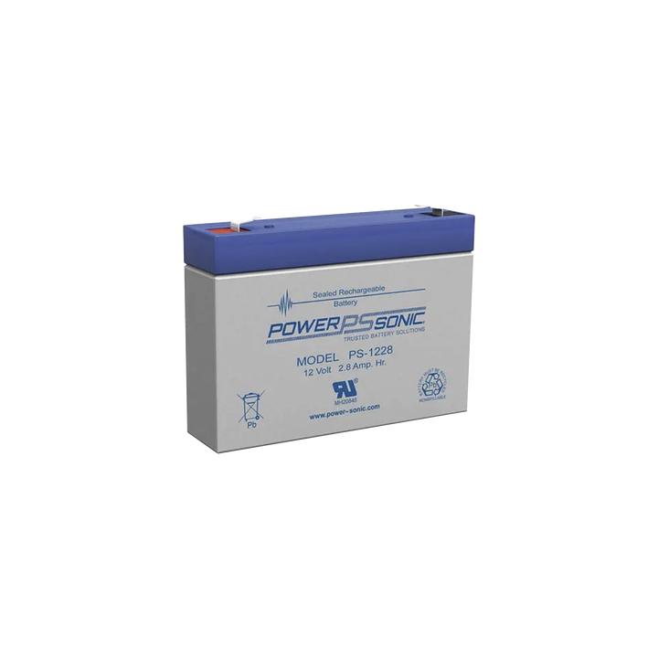 Batería 12V, 2.8AH, Para Respaldo, Tecnologías AGM/VRLA, 5 Años Vida Útil, Terminales F1, Reconocida UL