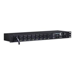 PDU Switchable por Toma, Para Distribución de Energía, Entrada 120 Vca NEMA 5-15P, Con 8 Salidas NEMA 5-15R,