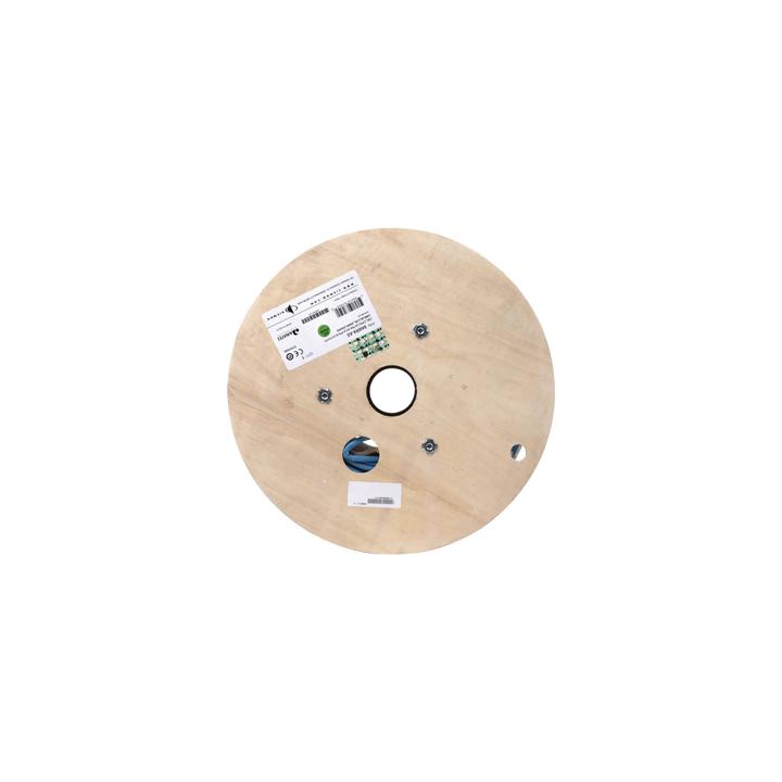 Bobina de Cable Blindado F/UTP de 4 Pares, Z-MAX, Cat6A, Soporte de Aplicaciones 10GBase-T, CMR (Riser), Color Azul,
