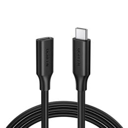 Cable USB-C Macho a USB-C Hembra | 1metro | USB-C 3.1 Gen 2 | Compatible con Thunderbolt 3 | TPE |  Transferencia de