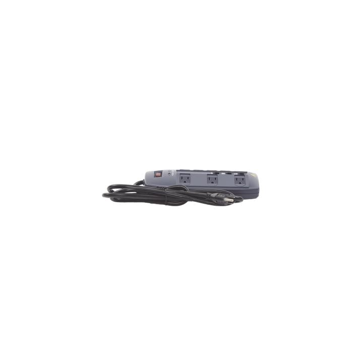 Multicontacto 8 Salidas / 120 VCA 15 A / 2160 Joules / Telco RJ11 / 6 Transformadores Simultáneos
